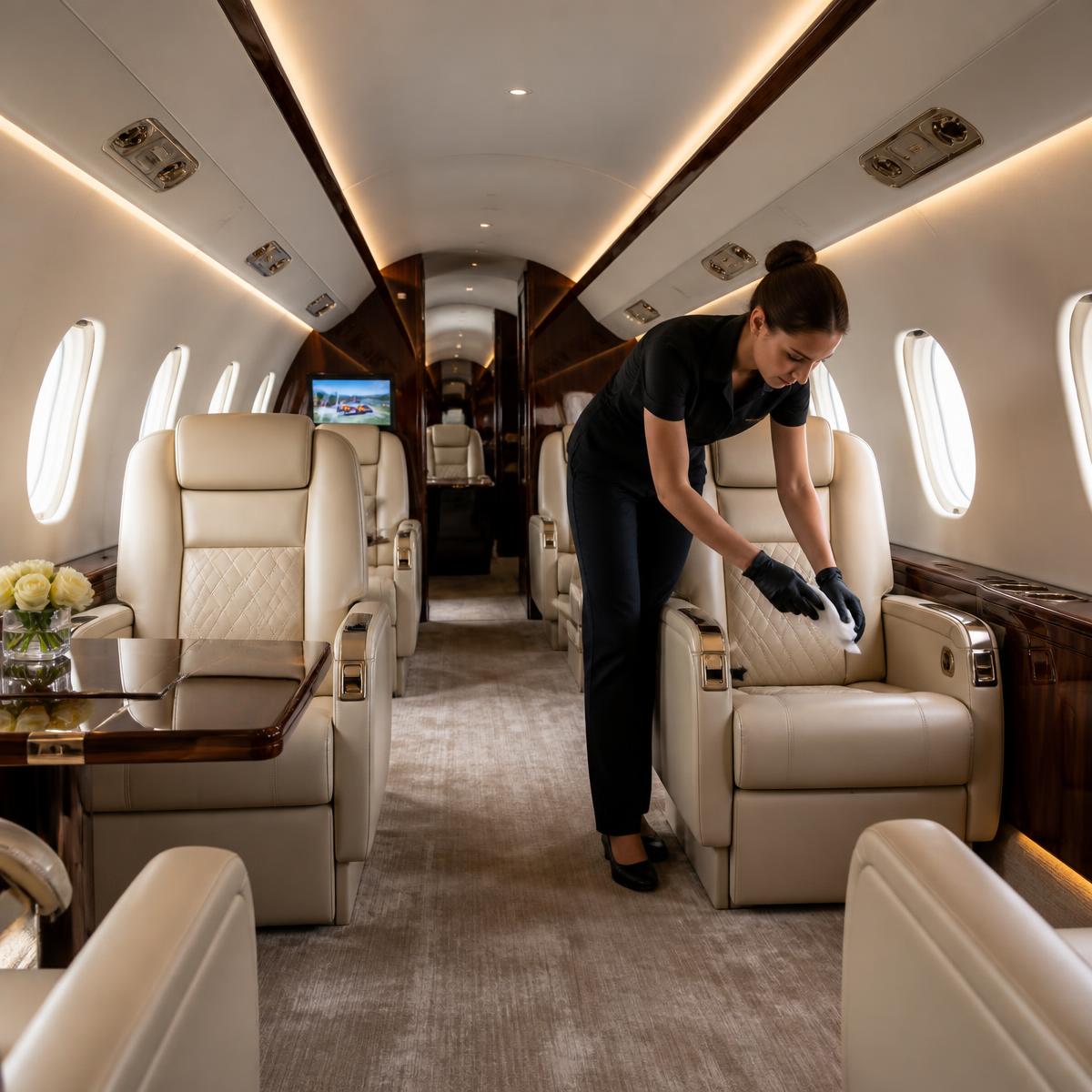 Aircraft interior detailing